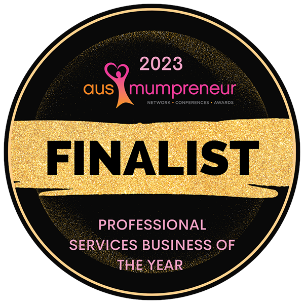 AusMumpreneur Finalist for Professional Services Business of the Year